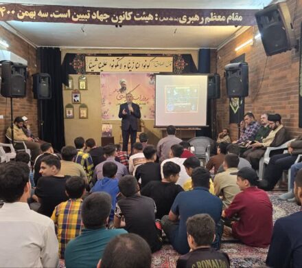 حضور سید محسن موسوی زاده در جمع دانش آموزان، معلمان و مربیان مسجد انقلاب مهدی (عج) منبع آب اهواز