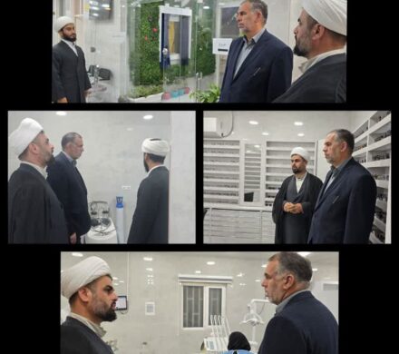 بازدید سید محسن موسوی زاده از روند خدمات رسانی مرکز درمانی خیریه حضرت ام البنین (س) مسجد انقلاب مهدی (عج) منبع آب اهواز