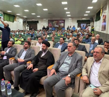 حضور سید محسن موسوی زاده در آئین بزرگداشت هفته کار و کارگر ویژه پرسنل شهرداری کوت عبدالله