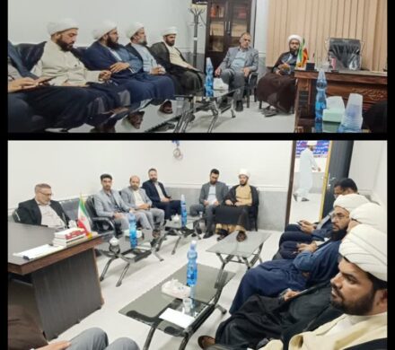 سید محسن موسوی زاده در جمع مسئولان حوزه علمیه و سازمان تبلیغات شهرستان حمیدیه