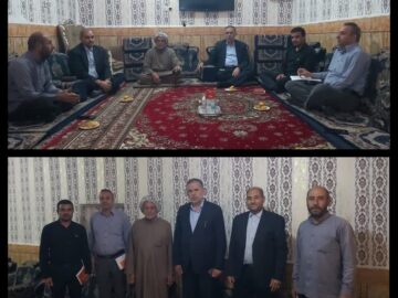 نشست سید محسن موسوی زاده با اهالی و دهیار روستای دامغه بزرگ جهت حل مشکلات روستا