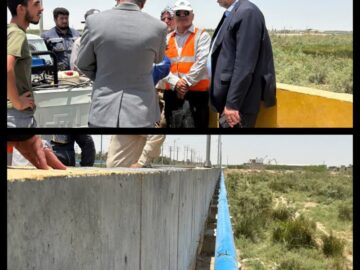 ازدید از پروژه ی آب رسانی کوت سید صالح شهرستان کارون که با پیگیری های سید محسن موسوی نتیجه بخش شد