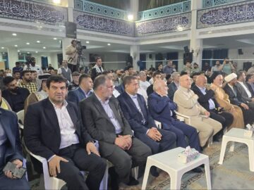 حضور سید محسن موسوی زاده در مراسم بزرگداشت سالروز آزاد سازی خرمشهر
