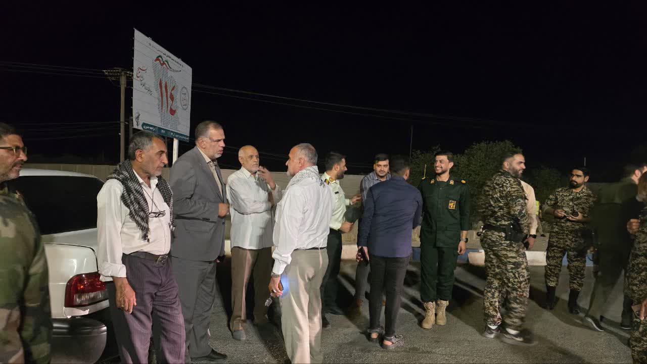 خدا قوت سید محسن موسوی زاده به بسیجیان دلاور و حافظین امنیت در ملاثانی