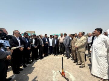 با حضور سید محسن موسوی زاده: پروژه مدرسه ۹ کلاسه شکاره یک شهرستان کارون کلنگ زنی شد