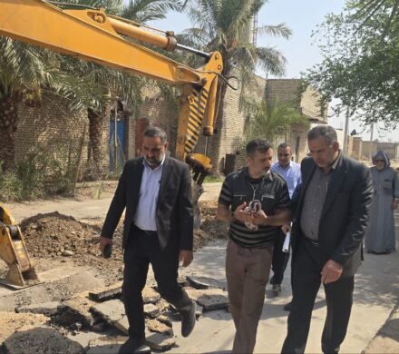 با پیگیری‌ سید محسن موسوی‌زاده: شبکه توزیع آب شرب علی‌آباد اهواز در حال اصلاح و توسعه است