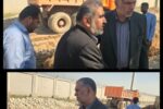بازدید نماینده مجلس شورای اسلامی از پروژه‌های فاضلاب شهرستان کارون