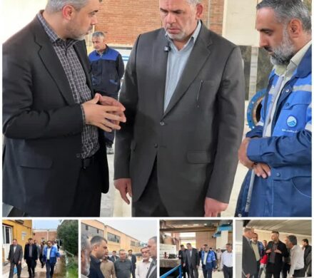 بازدید سید محسن موسوی زاده از تصفیه‌خانه آب شهید منجزی
