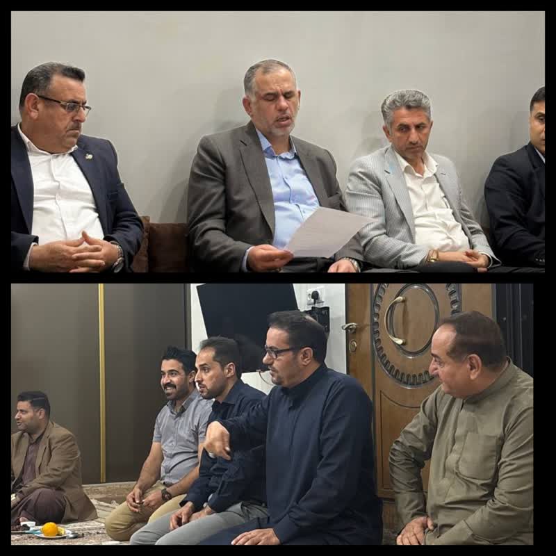 نشست با مردم محله سید خلف اهواز با موضوع آموزش پرورش، آب و فاضلاب و موضوعات شهرداری