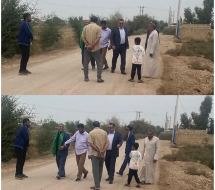 جانمایی احداث مدرسه جدید در روستای سید نبی بامدژ پس از بازدید و پیگیری سیدمحسن موسوی زاده