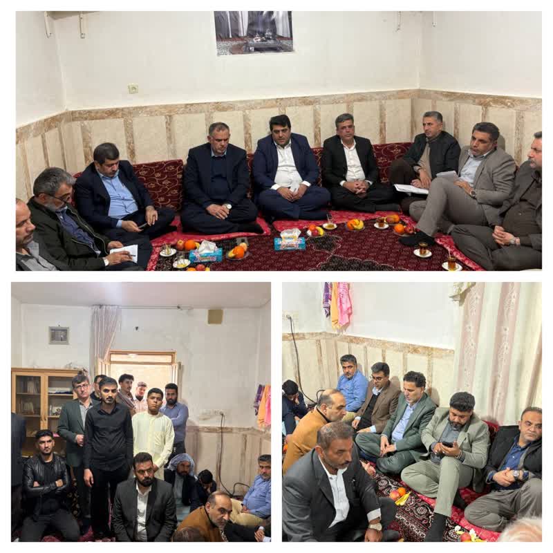 نشست و گفتگو با مردم روستای ابیرش بخش غیزانیه با حضور و هماهنگی سید محسن موسوی زاده، بویری فرماندار اهواز، عجمی بخشدار و دستگاه های اجرایی