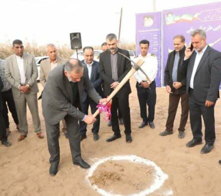 پروژه آبرسانی به روستاهای حلاف اهواز کلنگ زنی شد