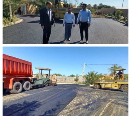 بهرهمندی روستای ثدین ۲ از آسفالت معابر با پیگیریهای سید محسن موسوی زاده