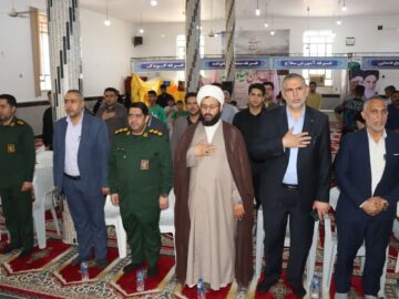 آیین افتتاحییه پروژه های عمرانی بسیج سازندگی سپاه شهرستان باوی
